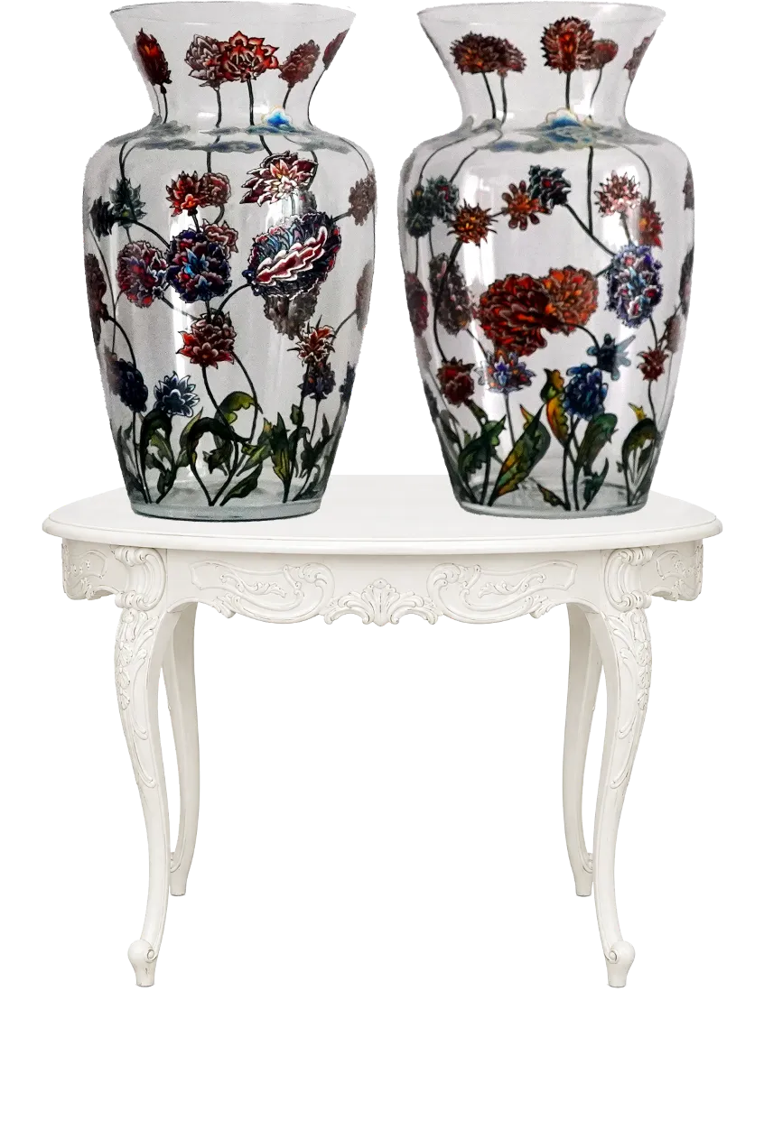 Sky & Earth Floral Vases
